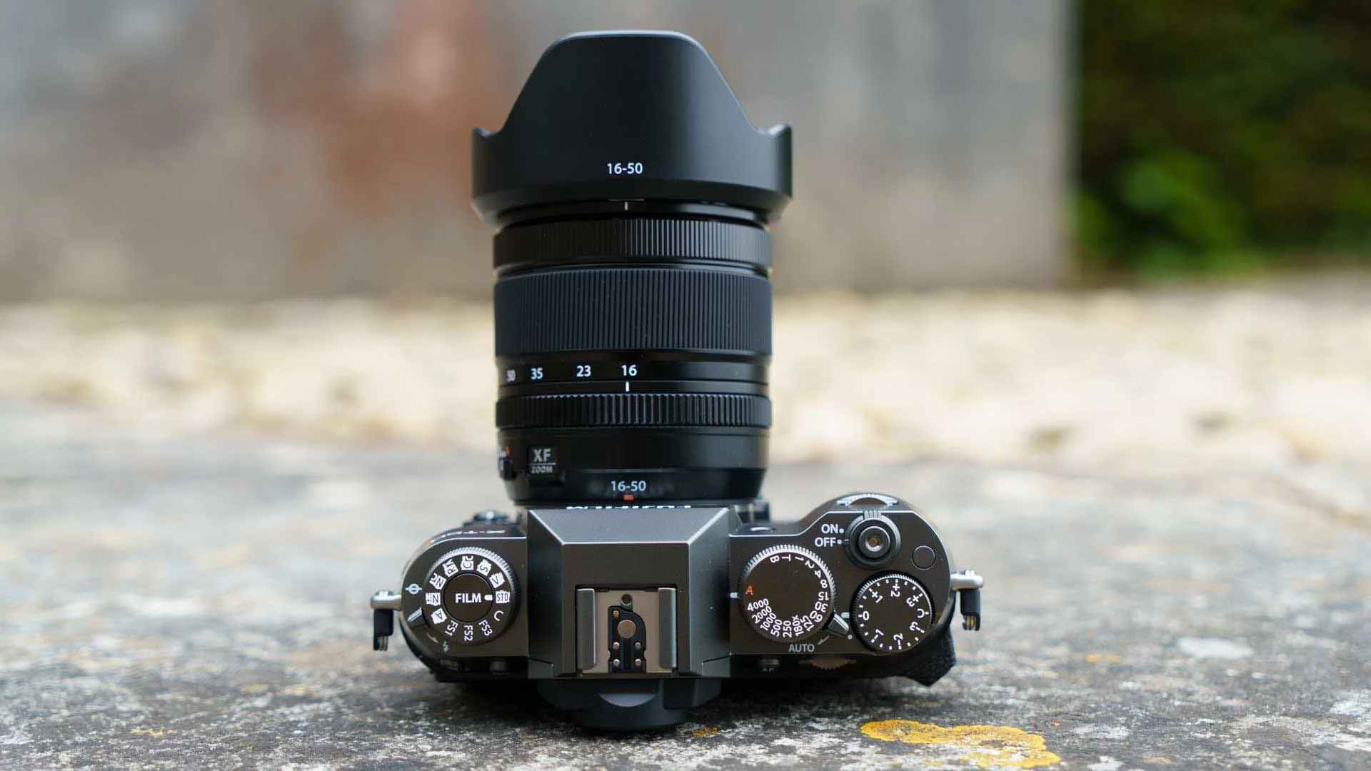  The Fujifilm X-T50 has a pronounced grip and thumb rest that help make it feel secure in your hand. 