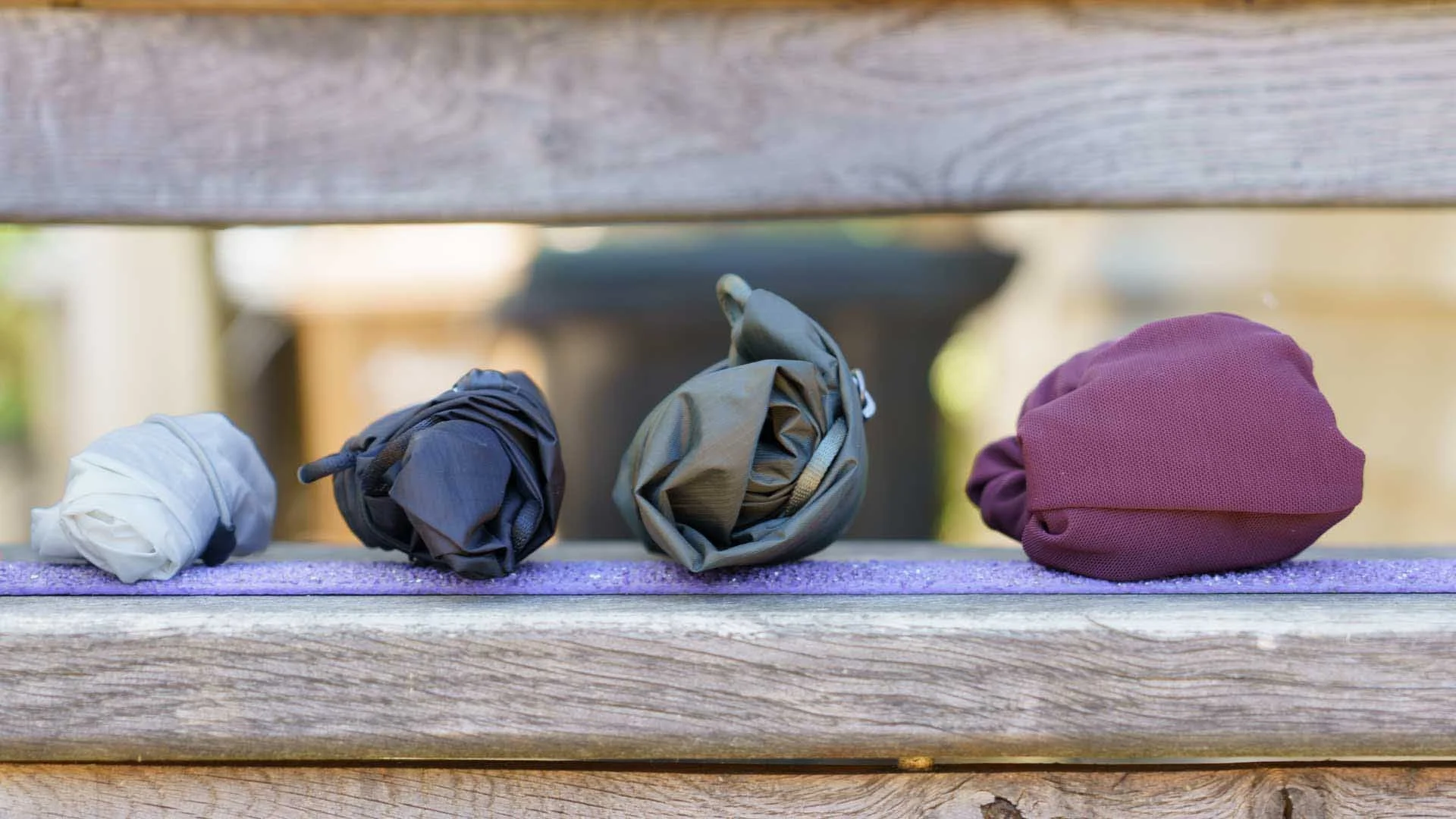  The Peak Design Ultralight Packing Cubes can be folded and rolled for storage when they’re not in use.  