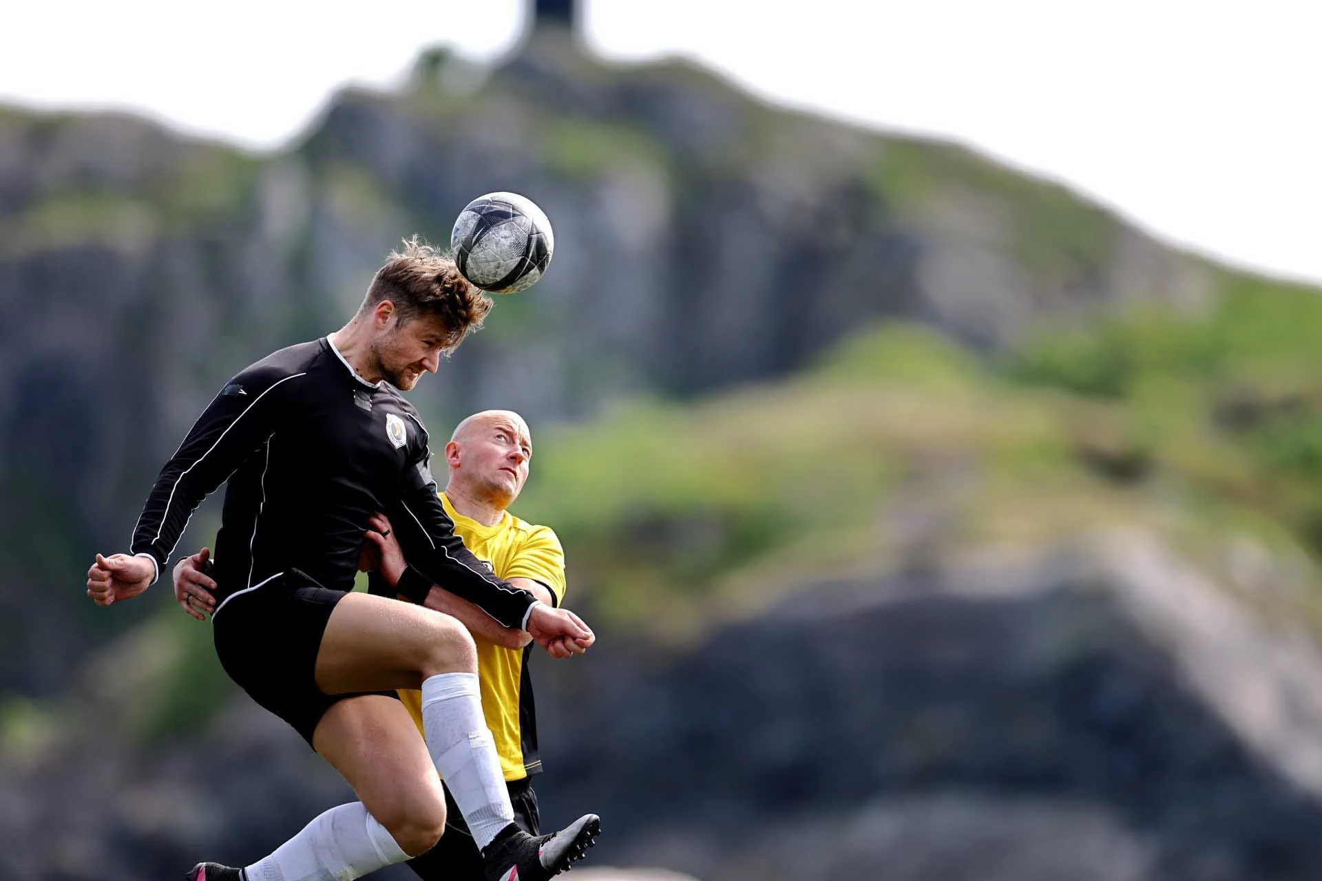  Image credit: Alexandros Grymanisr. Moments like this in a football match are traditionally hard to capture, but with features like human eye detection, Action Priority mode and the ability to shoot at 40 frames per second, the Canon R1 should increase the hit rate. 