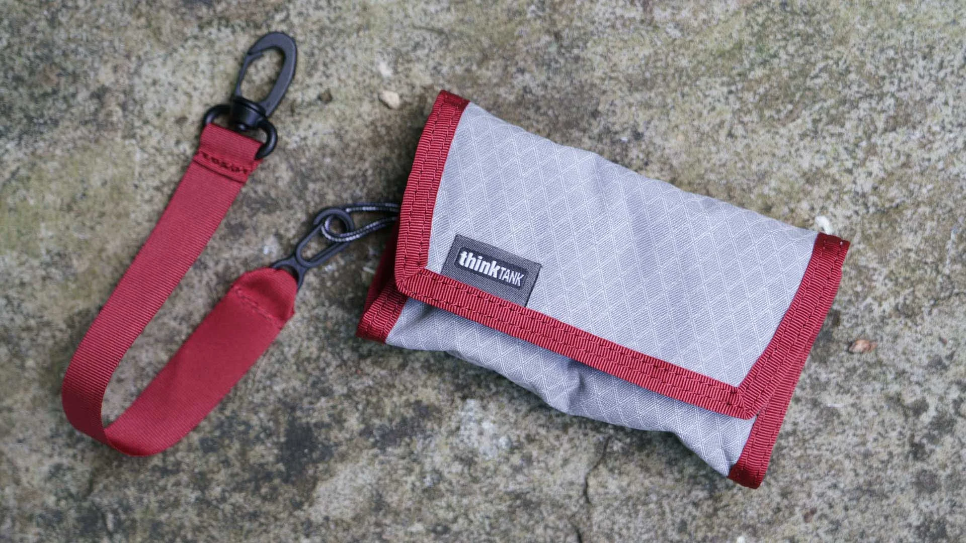  The Think Tank Cards and Power Wallet has a lanyard that’s handy for clipping inside a bag on any mounting point you want to use. 