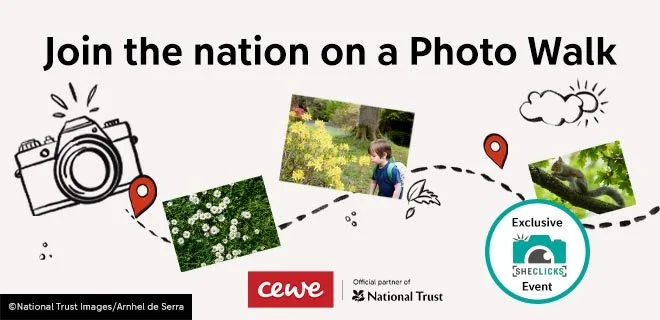   SheClicks, CEWE and National Trust Photo Walk for Mental Health Awareness Week at Cliveden National Trust, Taplow 10:00 Friday 16th May, 2025  
