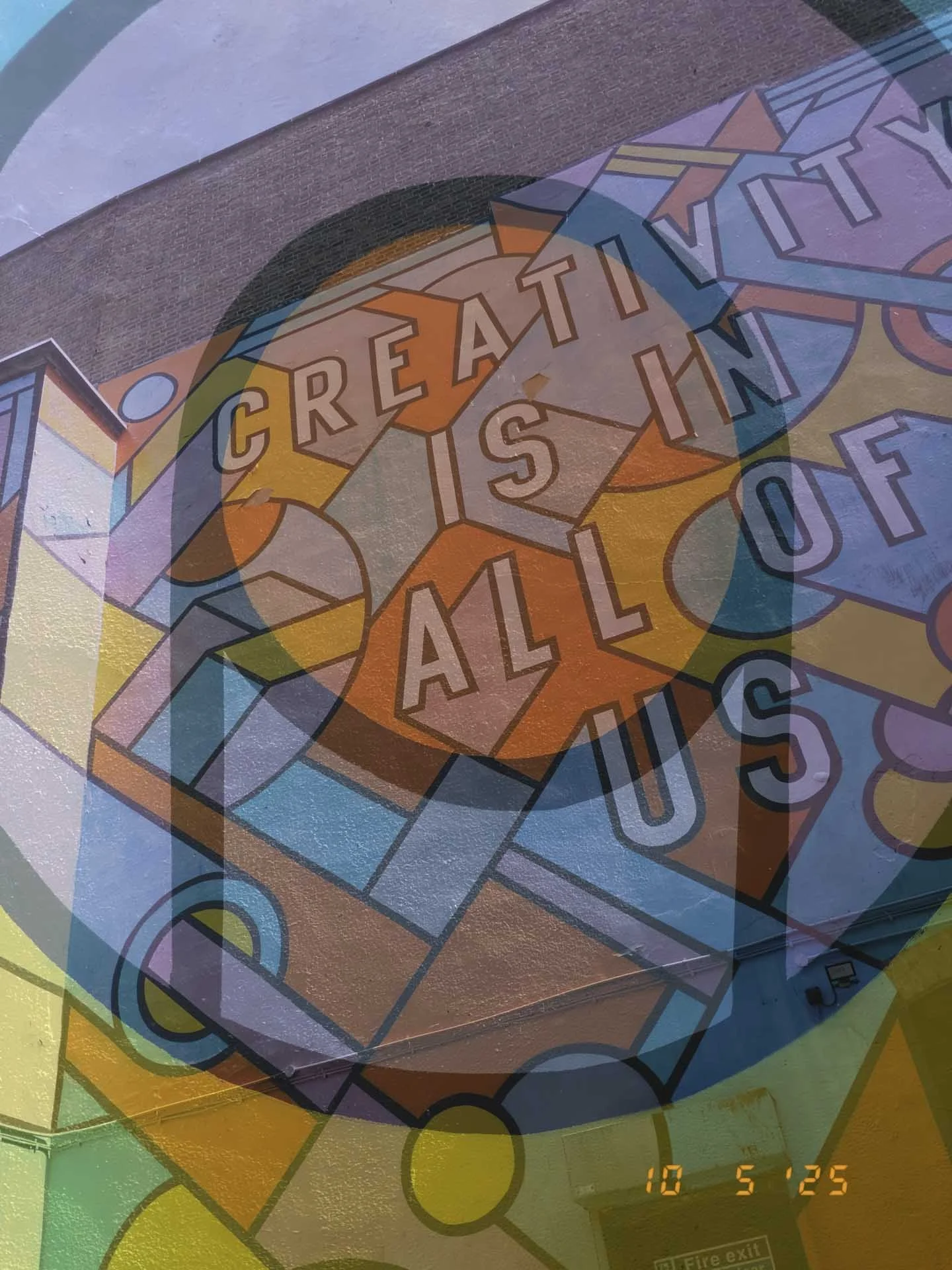  When the Double Exposure filter is selected, the first image you capture is visible as an overlay on the preview of the second.  