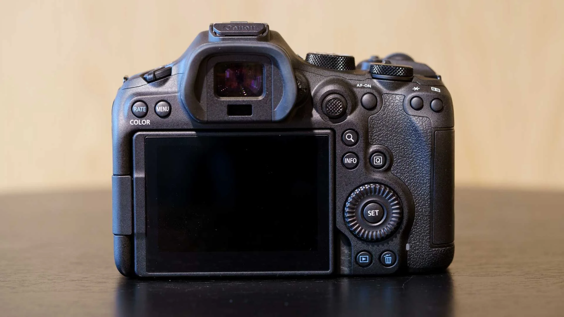  The controls on the back of the Canon R6 III are arranged well. 