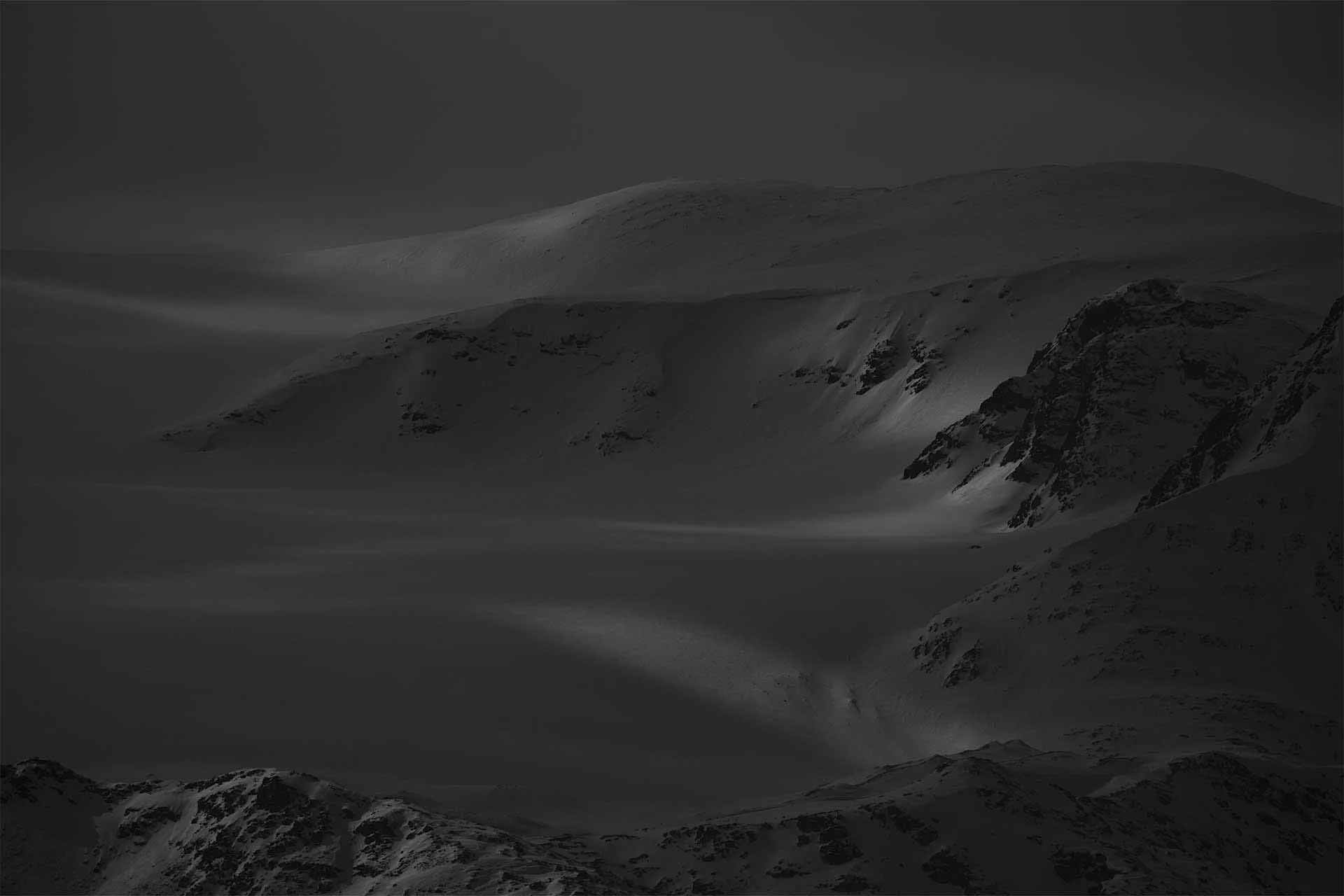  Shadow and Light on Snow by Lindsey Munro 