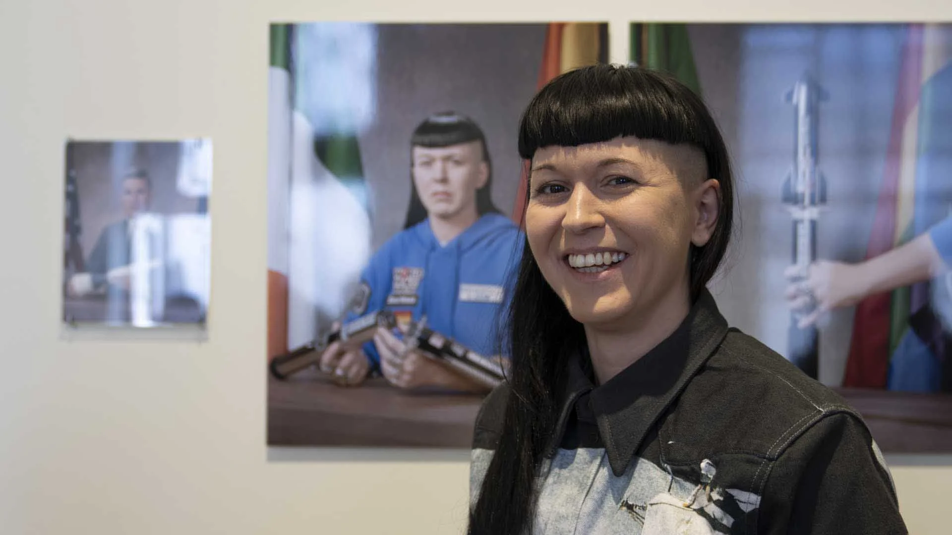  Rhiannon Adam at the Sony World Photography Awards 2025 exhibition. 