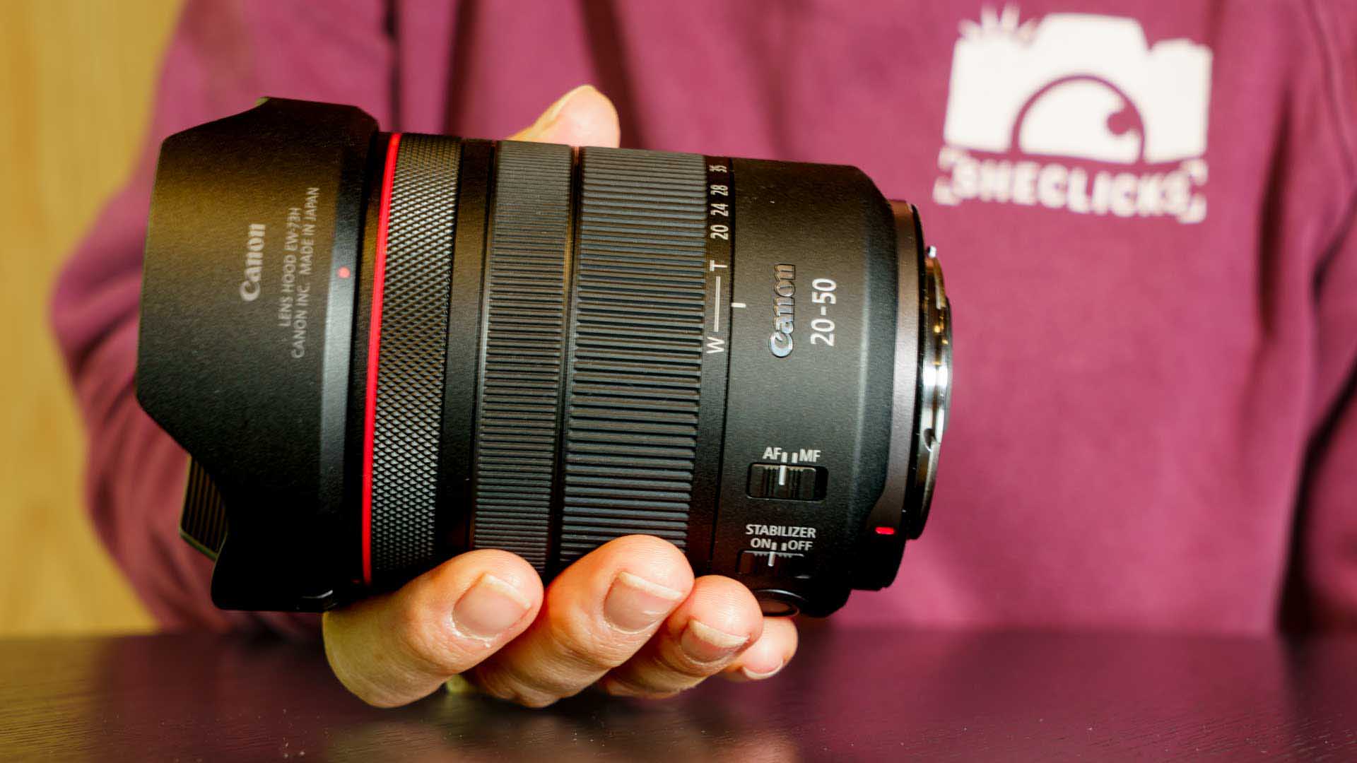 Canon RF 20-50mm F4L IS USM PZ Hands-on Review - SheClicks